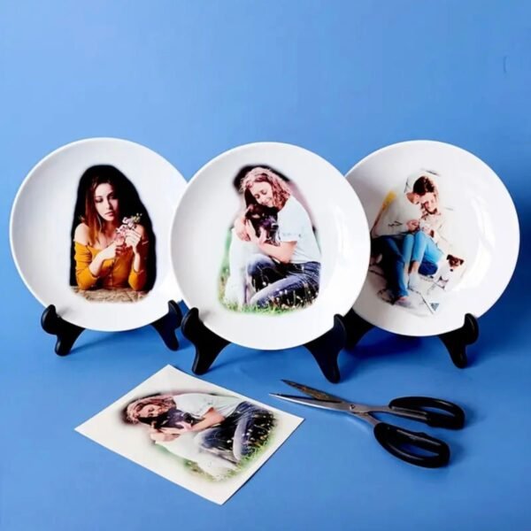 Personalized Photo Ceramic Dinner Plate - Image 3