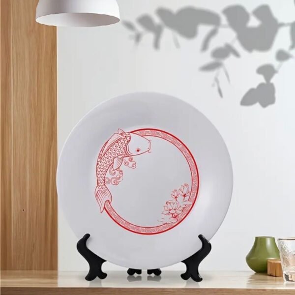Personalized Photo Ceramic Dinner Plate - Image 5